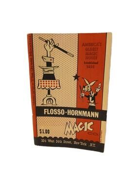 Vintage Flosso-Hornmann Magic Company Catalog Magic Shop Tricks Houdini